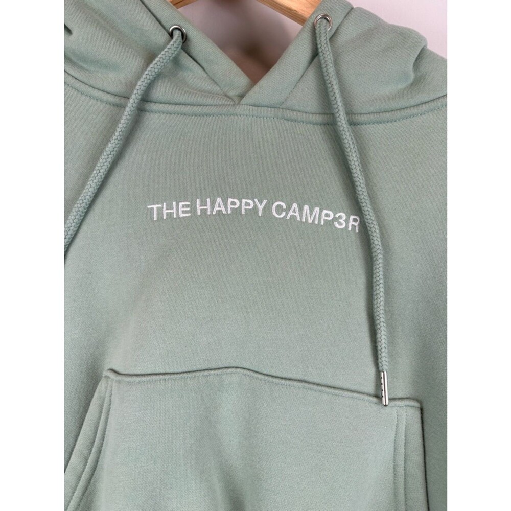 The Happy Camp3r Cloud Sweat Set Women's Size Large Sage Green Hoodie Jogger View 4